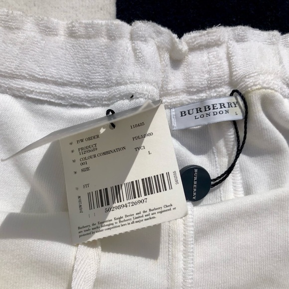 🔥SOLD🔥NWT Burberry Tank/Short Set wNova Check Vintage RARE Tank M Shorts L - Picture 13 of 13